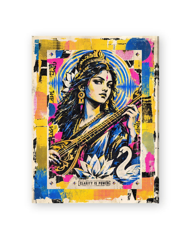 Clarity Is Power — Saraswati Canvas