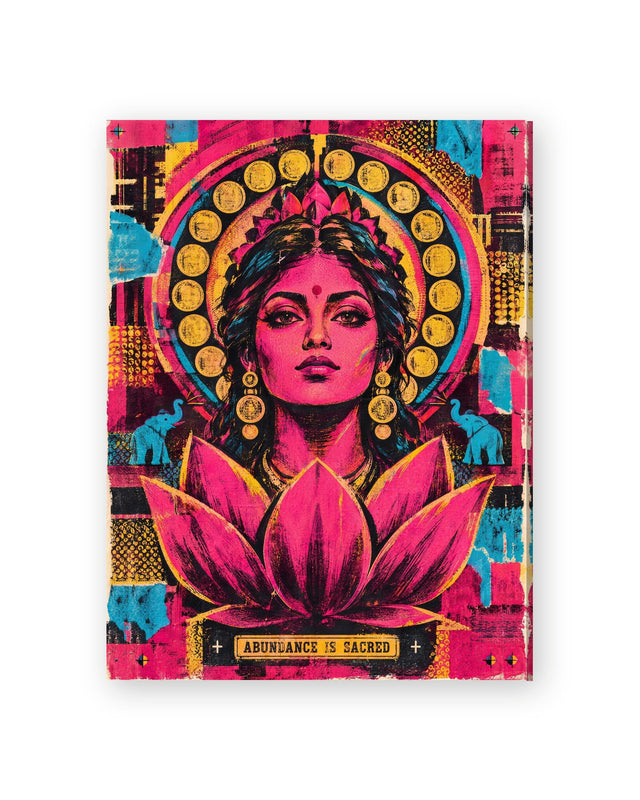 Abundance Is Sacred — Lakshmi Canvas