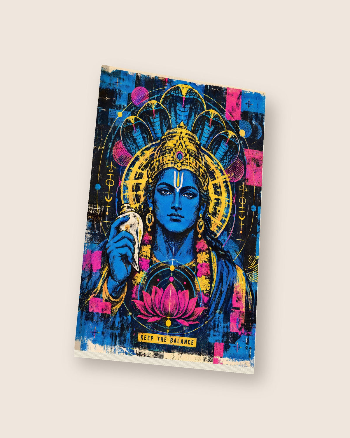 Keep The Balance – Vishnu daily planner, planner at an angle