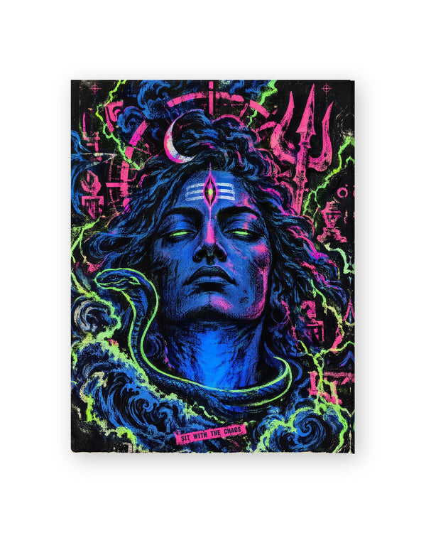 Sit With The Chaos — Shiva Canvas
