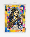 Clarity Is Power – Saraswati tapestry, wall tapestry