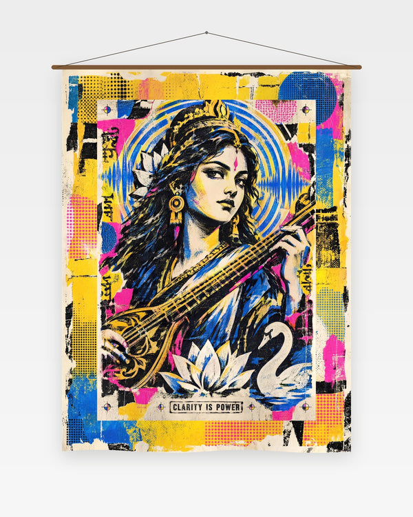 Clarity Is Power — Saraswati Tapestry
