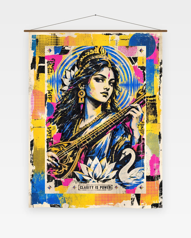 Clarity Is Power — Saraswati Tapestry