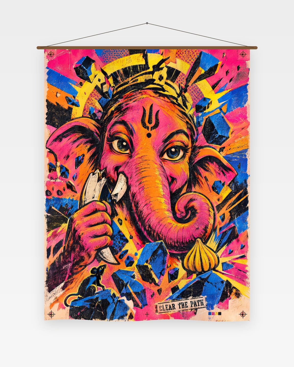 Clear The Path – Ganesha tapestry, wall tapestry