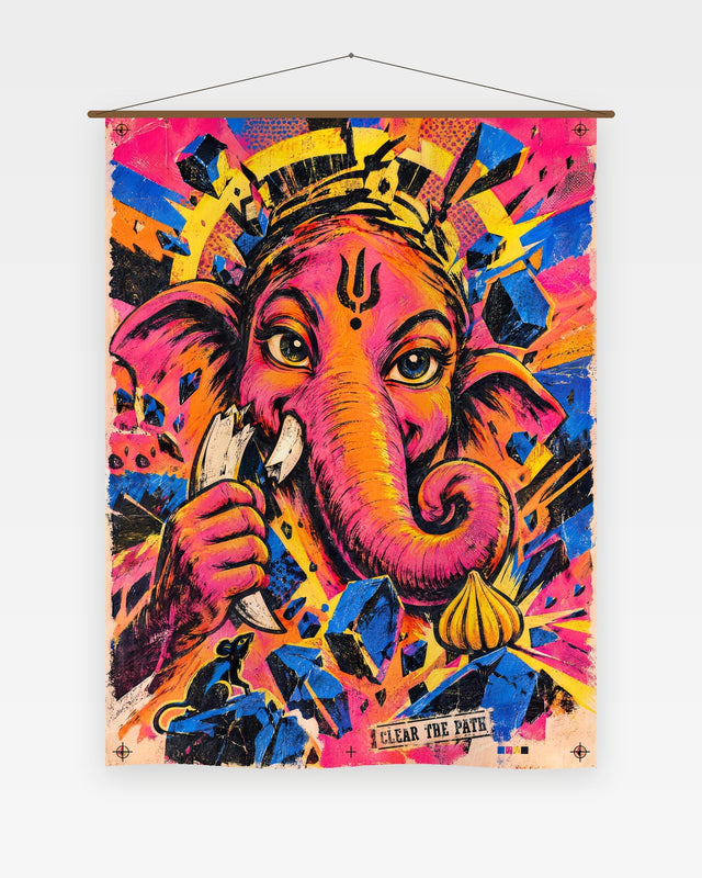 Clear The Path — Ganesha Tapestry
