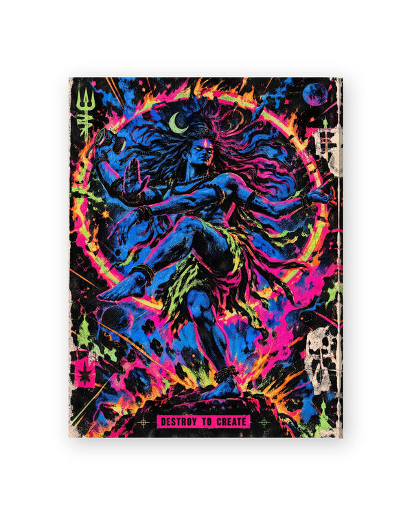 Destroy To Create — Shiva Canvas
