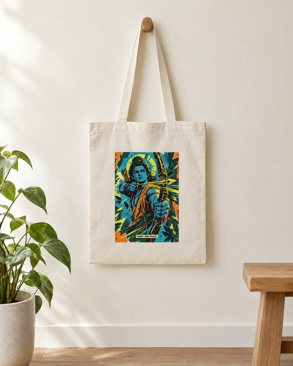 Choose Your Dharma — Ram Tote Bag