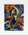 Act Through The Doubt – Arjuna tapestry, wall tapestry