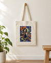 Act Through The Doubt – Arjuna tote bag, tote bag hanging
