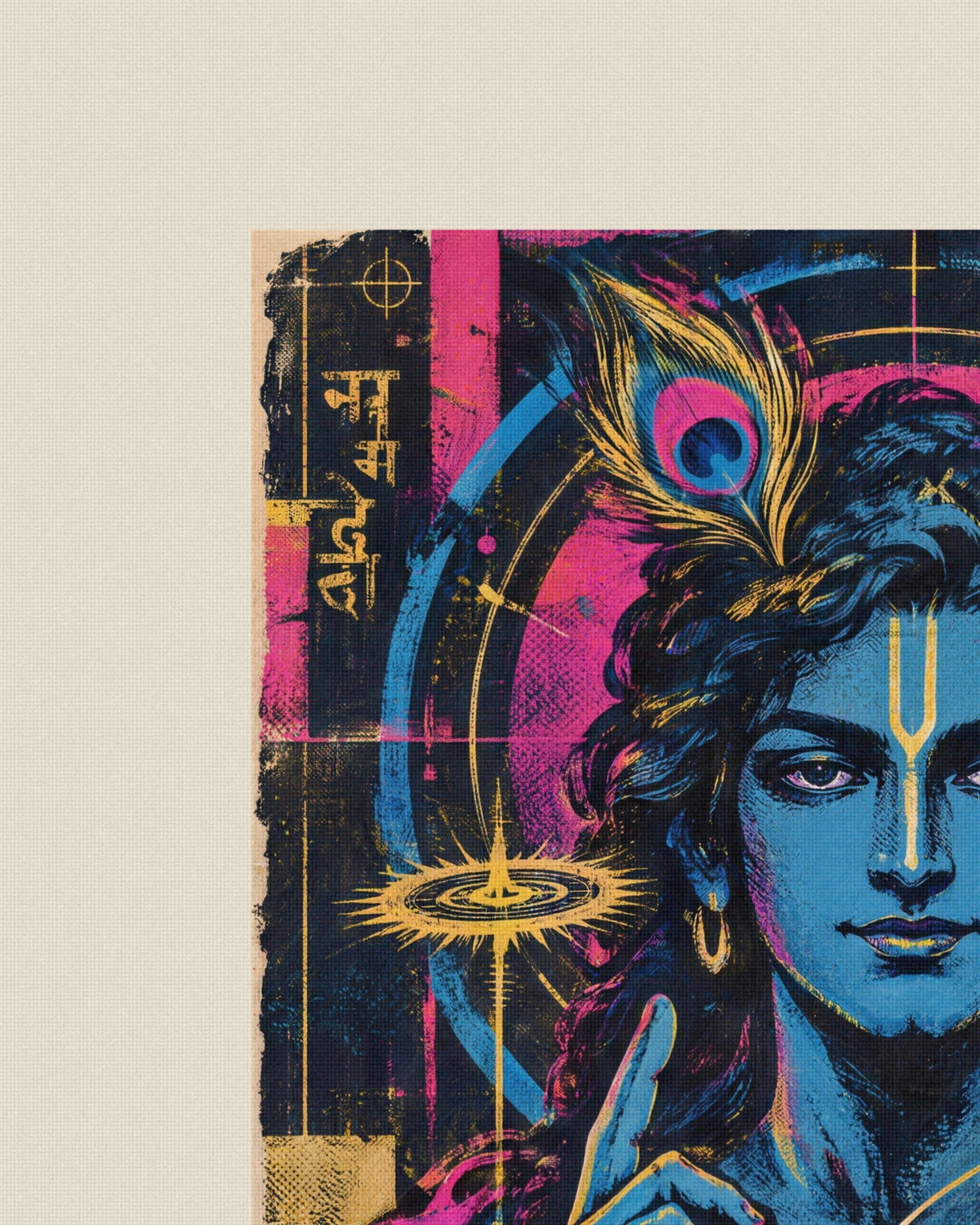 Do The Work. Leave The Fruit. – Krishna tote bag, print close-up on cotton