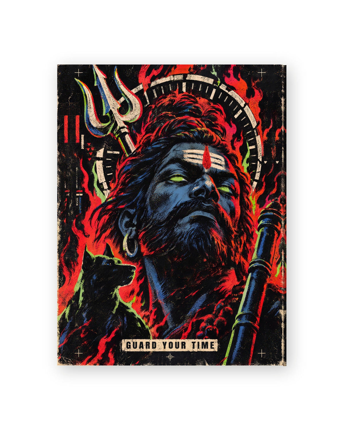 Guard Your Time – Bhairava canvas, canvas print