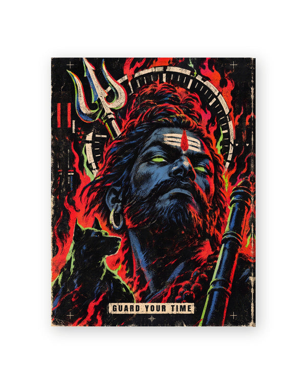 Guard Your Time — Bhairava Canvas