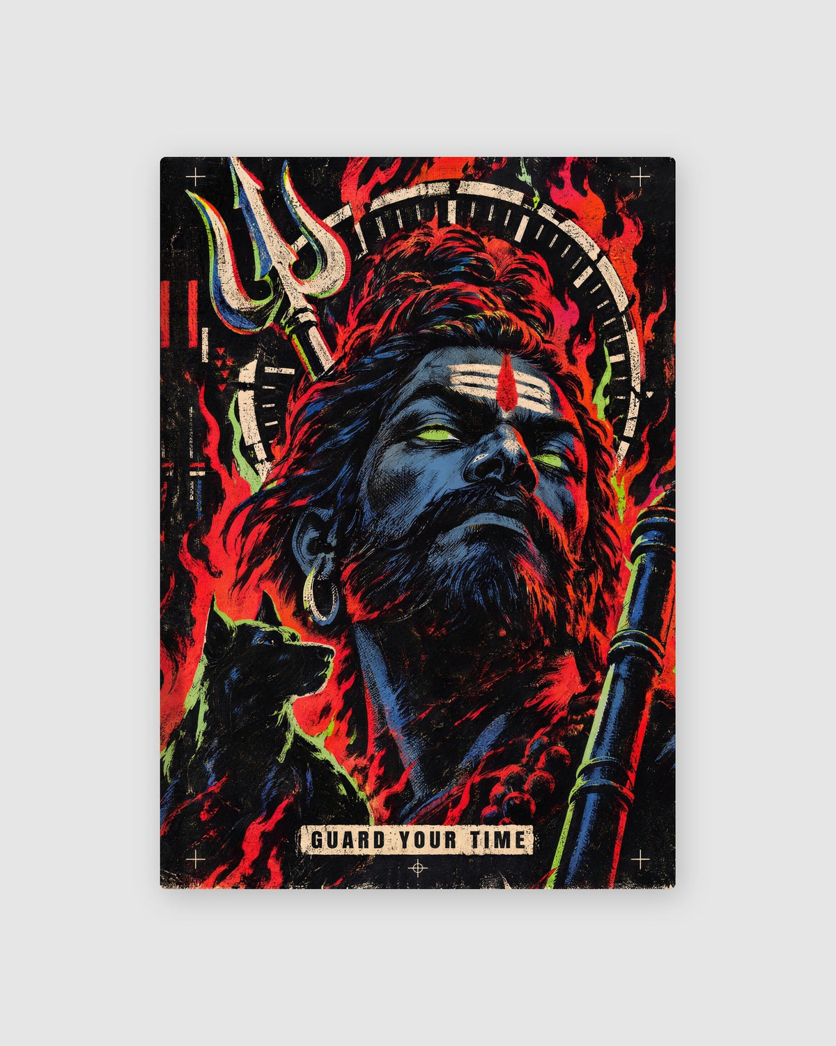 Guard Your Time – Bhairava daily planner, planner cover
