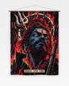 Guard Your Time – Bhairava tapestry, wall tapestry