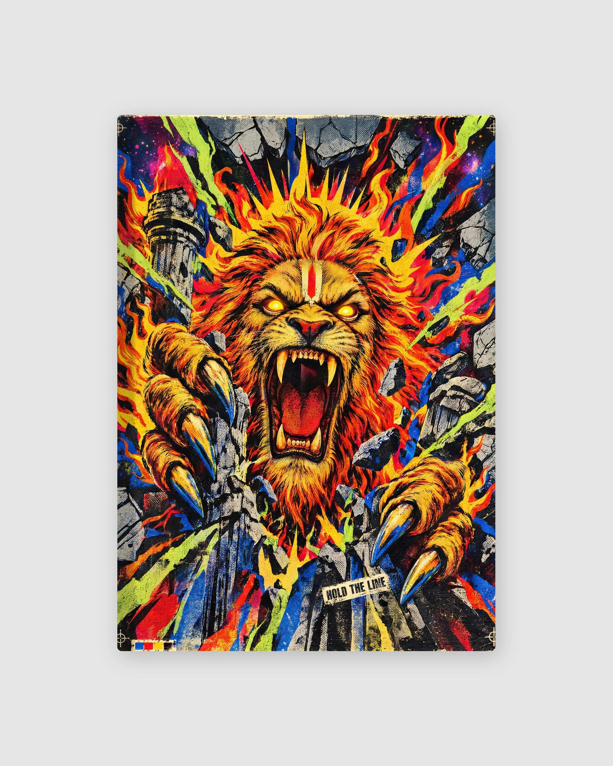 Hold The Line – Narasimha notebook, notebook cover