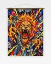 Hold The Line – Narasimha tapestry, wall tapestry
