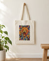 Hold The Line – Narasimha tote bag, tote bag hanging
