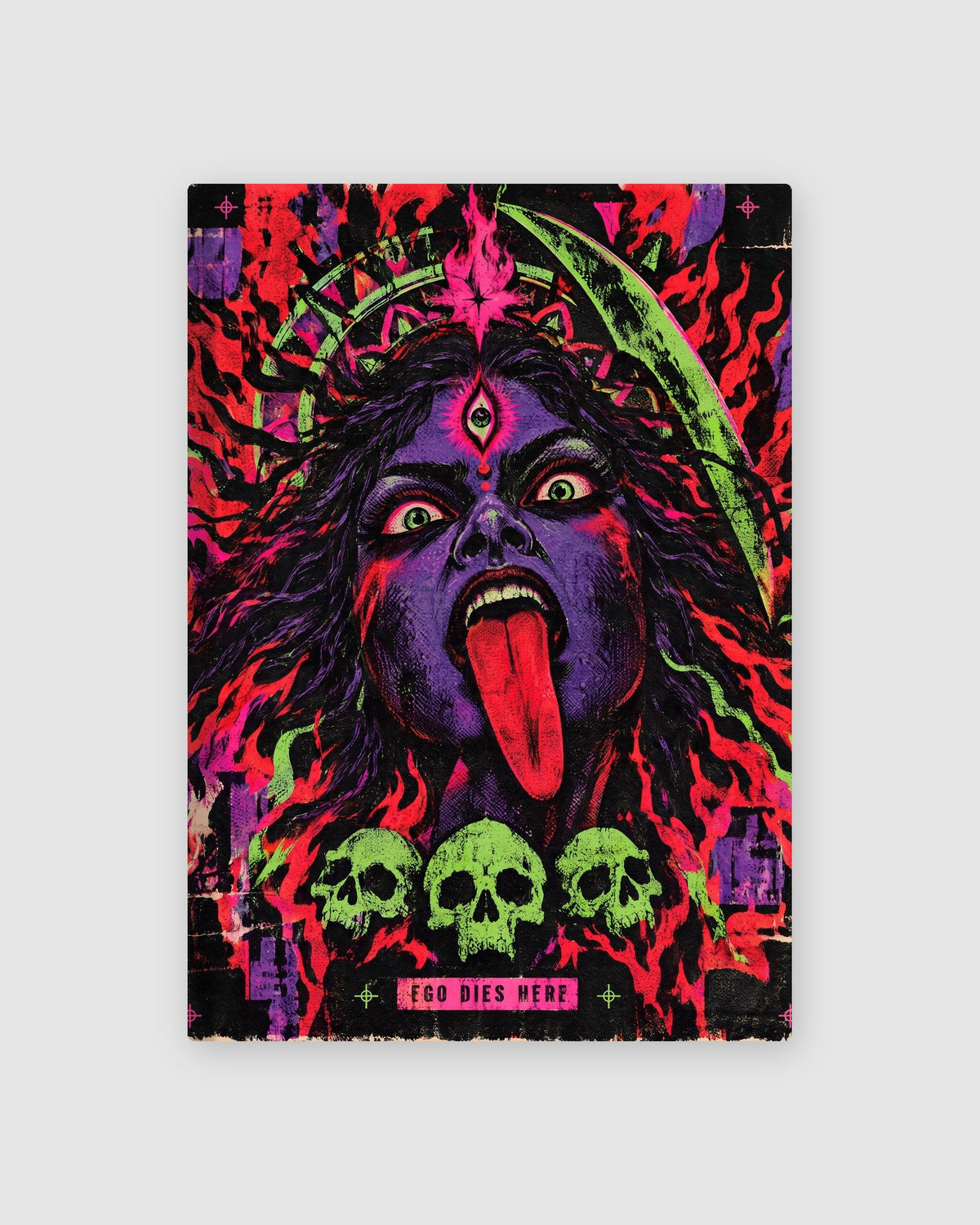 Ego Dies Here – Kali notebook, notebook cover