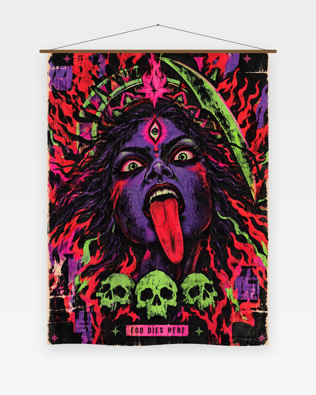 Ego Dies Here — Kali Tapestry