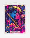 Love Without Holding – Radha Krishna tapestry, wall tapestry