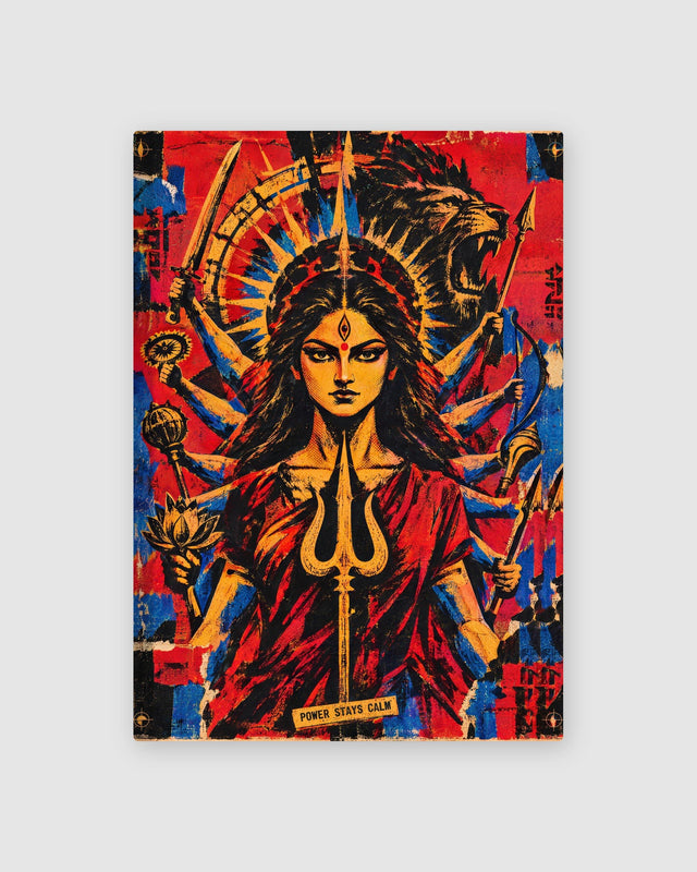 Power Stays Calm — Durga Notebook
