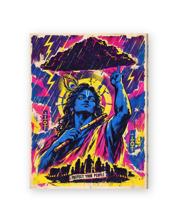 Protect Your People — Krishna Canvas