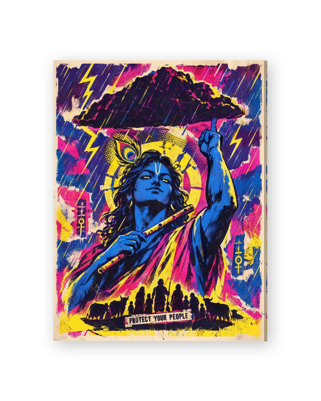 Protect Your People — Krishna Canvas