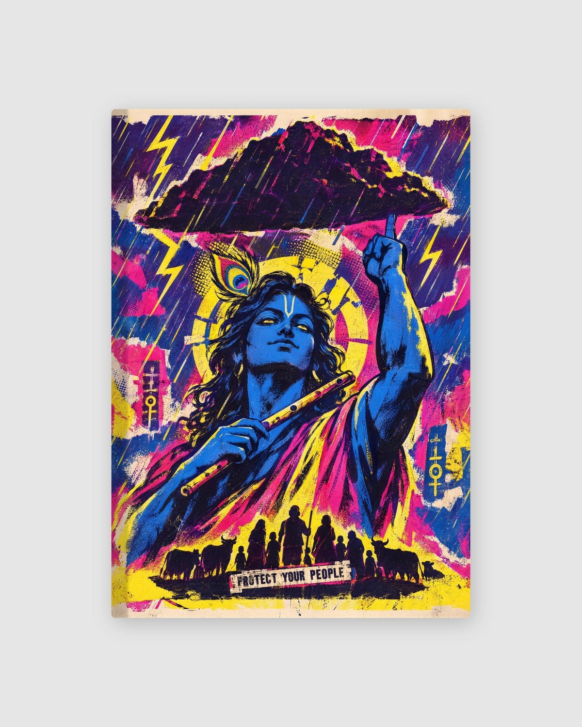 Protect Your People – Krishna daily planner, planner cover