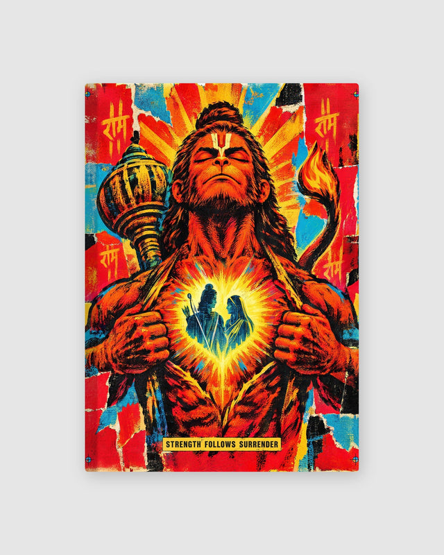 Strength Follows Surrender — Hanuman Daily Planner