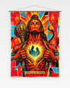 Strength Follows Surrender – Hanuman tapestry, wall tapestry