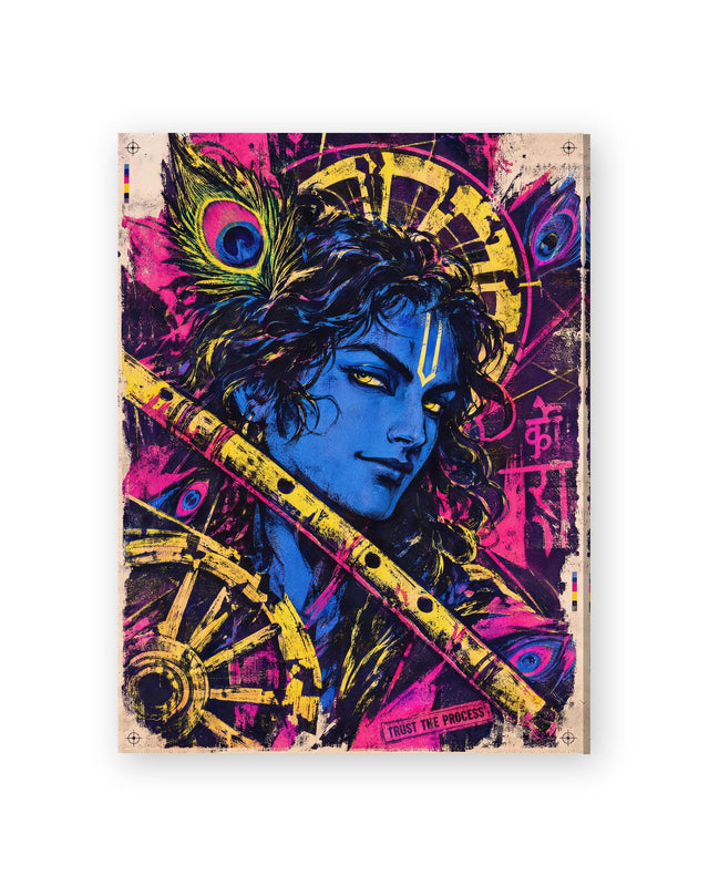 Trust The Process — Krishna Canvas