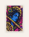 Trust The Process – Krishna framed poster, framed print, white frame