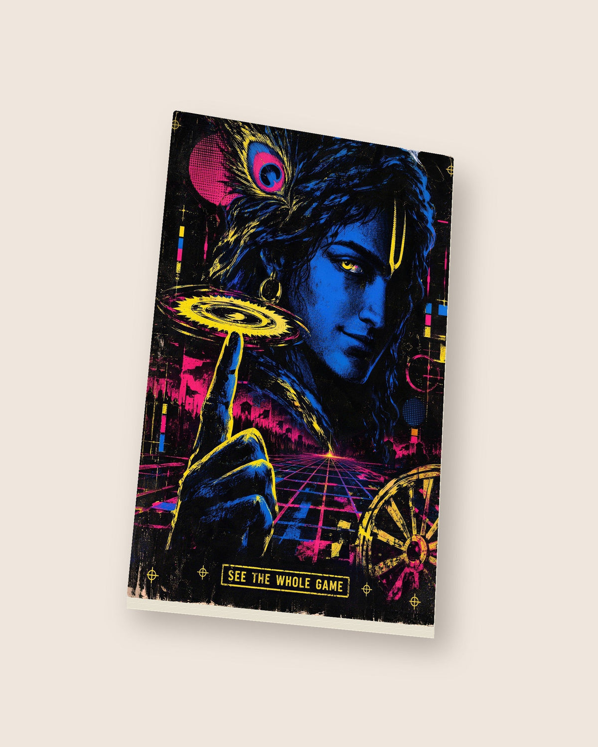 See The Whole Game – Krishna notebook, notebook at an angle