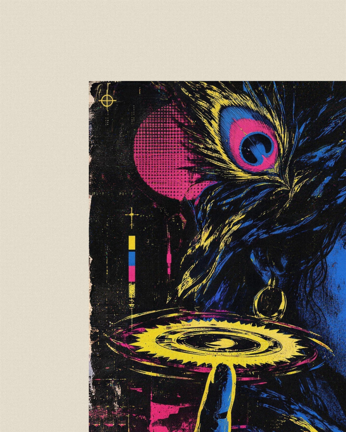 See The Whole Game – Krishna tote bag, print close-up on cotton