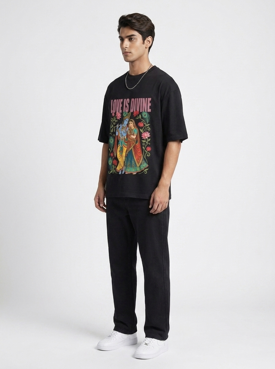 Love Is Divine tee - 3/4 left