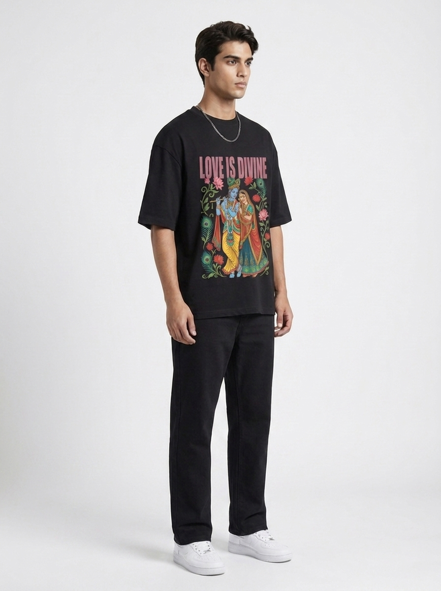 Love Is Divine tee - 3/4 right