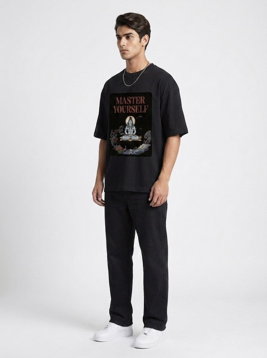 Master Yourself Shiva tee - 3/4 left