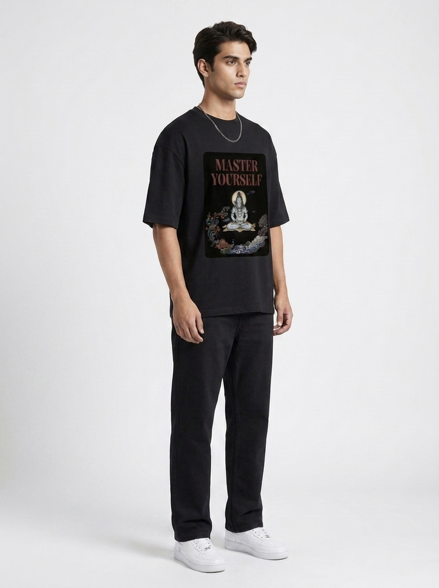Master Yourself Shiva tee - 3/4 right