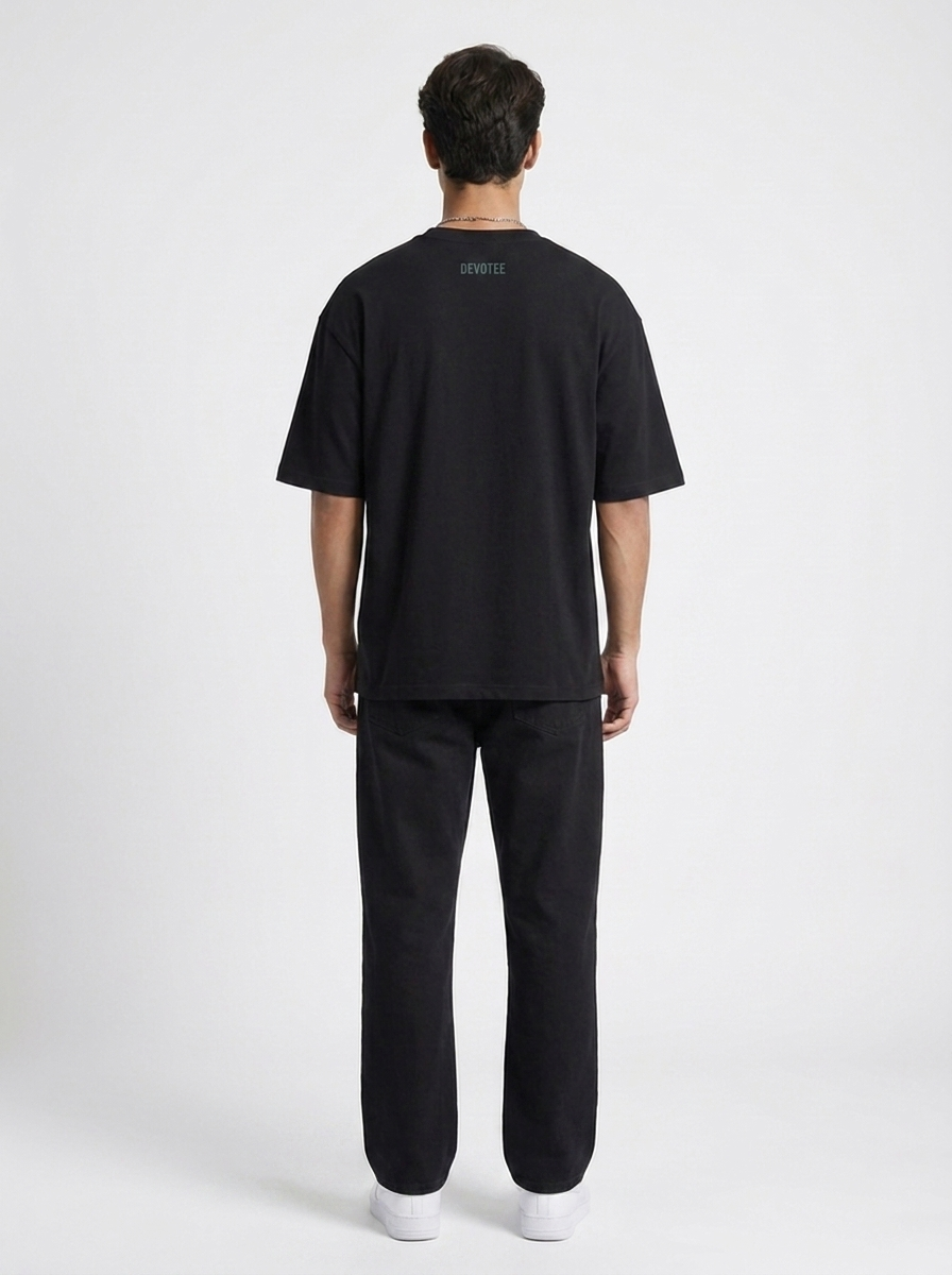Find Your Rhythm Krishna tee - side profile