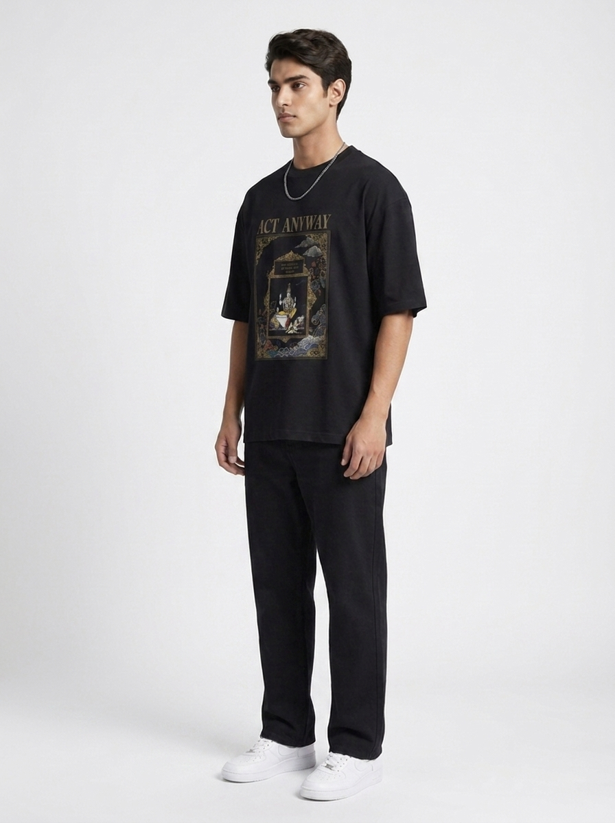Act Anyway Vishnu tee - 3/4 left v2